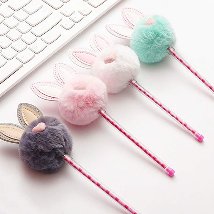 Boligrafos Pompon Caja x12 Unidades