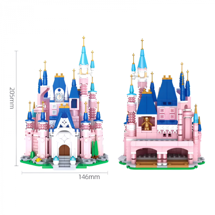 Castillo de Bloques 8 en 1 596pcs
