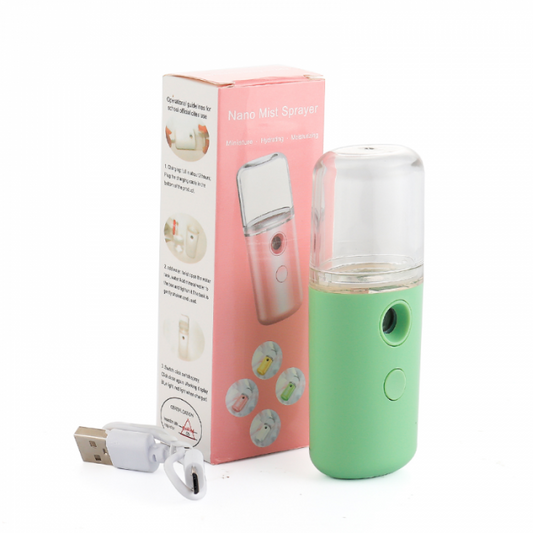 Rociado Vaporizador facial recargable por USB Humidificador Cuidado de la piel facial