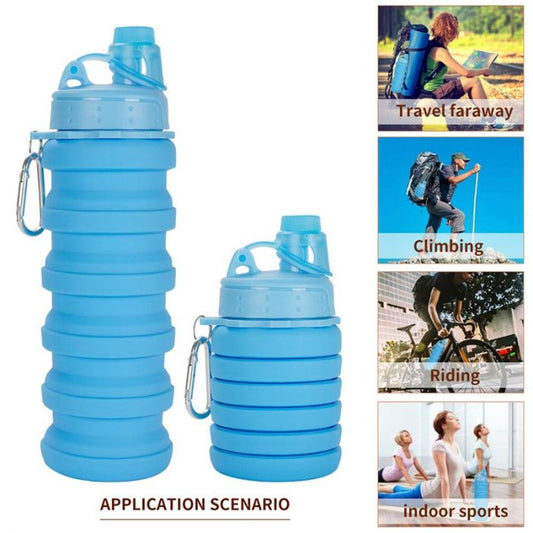 Botella Plegable de Silicona 500mL